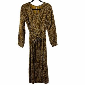 NWT Piazza del Tempio Cheetah Print Dress Medium